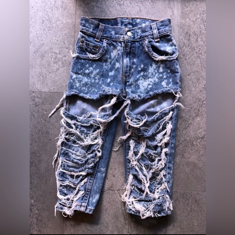 Custom Distressed Levi's Vintage Jeans